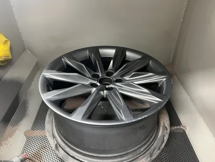 [아우디 A7 3.0 tdi 19인치 V7 건메탈 반무광 휠 재도색 경기광주 휠도색 휠복원 휠교환 타이어 휠사무소] 분당 용인 하남 성남 수원 / 광주. 성남, 용인, 수원