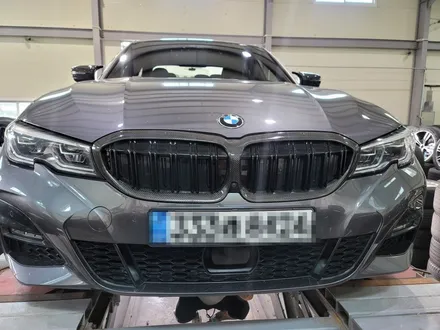군포휠복원도색 BMW 320D 18인치 블랙유광 분체도장 / 화성시 팔탄면