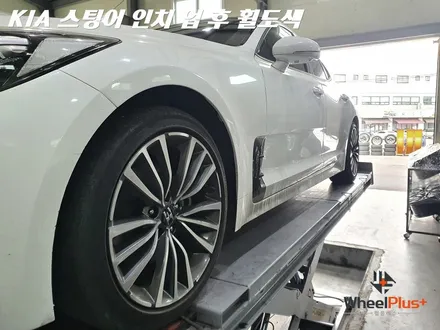 오산휠도색 KIA 스팅어 인치업 후 유광블랙 도색 / 화성시 팔탄면