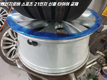 화성타이어교체 레인지로버 스포츠 21인치 신품 교체 / 화성시 팔탄면