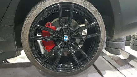 안산휠도색 BMW 3 시리즈 19인치 유광 블랙 / 화성시 팔탄면