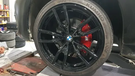 안산휠도색 BMW 3 시리즈 19인치 유광 블랙 / 화성시 팔탄면