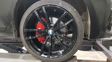 안산휠도색 BMW 3 시리즈 19인치 유광 블랙 / 화성시 팔탄면