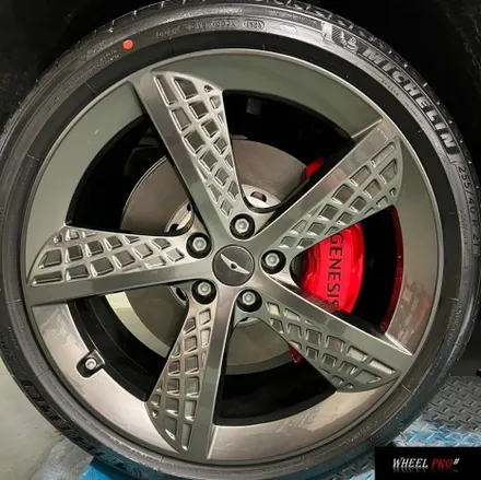 [WHEEL PRO SHOP][휠프로샵]제네시스 GV70 캘리퍼 도색/울산휠도색/울산휠수리/울산휠복원/휠분체도장/휠복원 맛집/울산휠/캘리퍼도색 맛집 / 울산 북구, 경남
