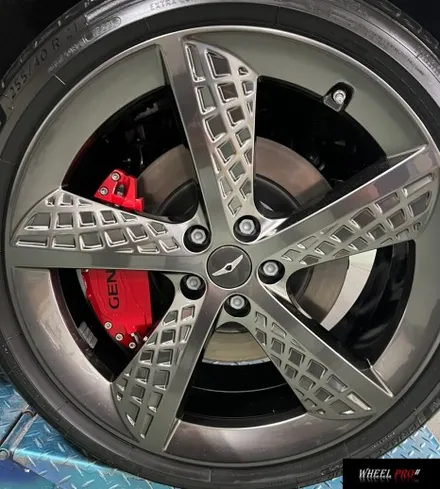 [WHEEL PRO SHOP][휠프로샵]제네시스 GV70 캘리퍼 도색/울산휠도색/울산휠수리/울산휠복원/휠분체도장/휠복원 맛집/울산휠/캘리퍼도색 맛집 / 울산 북구, 경남