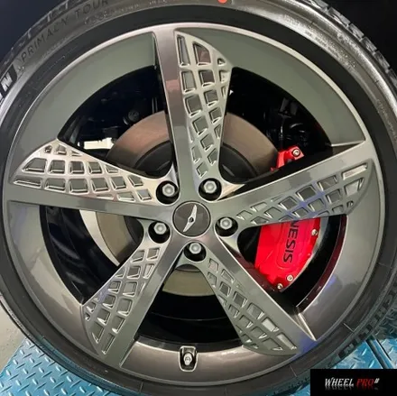 [WHEEL PRO SHOP][휠프로샵]제네시스 GV70 캘리퍼 도색/울산휠도색/울산휠수리/울산휠복원/휠분체도장/휠복원 맛집/울산휠/캘리퍼도색 맛집 / 울산 북구, 경남