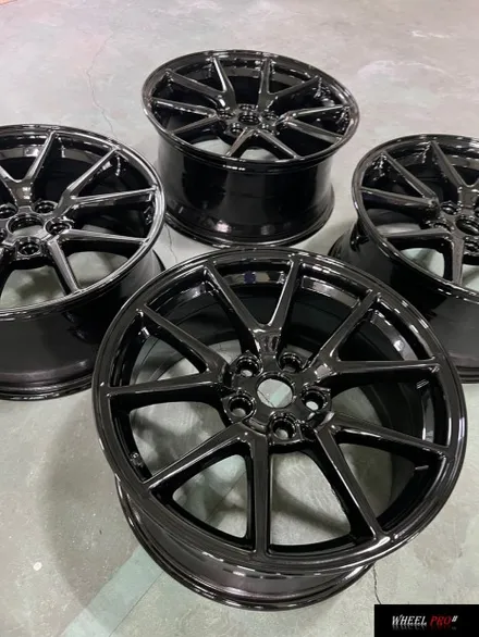 [WHEEL PRO SHOP][휠프로샵]테슬라 모델3 휠 블랙 유광/휠 도색/캘리퍼 도색/휠 도색 맛집/캘리퍼 도색 맛집/울산 휠/울산 휠수리 / 울산 북구, 경남