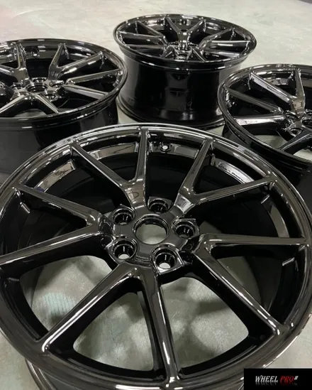 [WHEEL PRO SHOP][휠프로샵]테슬라 모델3 휠 블랙 유광/휠 도색/캘리퍼 도색/휠 도색 맛집/캘리퍼 도색 맛집/울산 휠/울산 휠수리 / 울산 북구, 경남