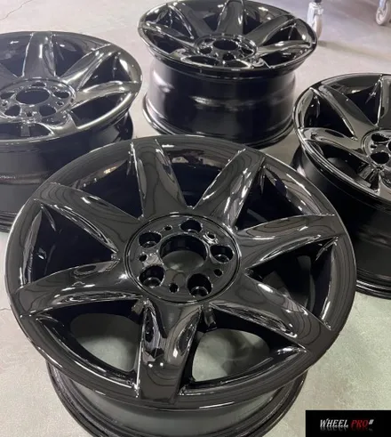 [WHEEL PRO SHOP][휠프로샵]BMW 5시리즈 휠 블랙 유광/울산 휠 도색/휠 분체도장/휠 도색 맛집/휠도색/울산휠/울산 휠수리/울산 휠/울산 휠복원 / 울산 북구, 경남