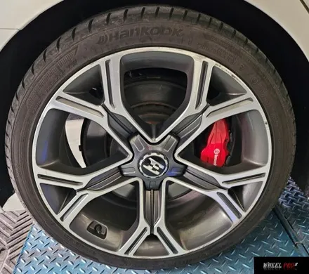 [WHEEL PRO SHOP][휠프로샵]스팅어 휠 도색/울산 휠 도색/휠 분체도장/휠 도색 맛집/휠도색/울산휠/울산 휠수리/울산 휠/울산 휠복원 / 울산 북구, 경남