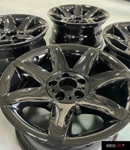 [WHEEL PRO SHOP][휠프로샵]BMW 5시리즈 휠 블랙 유광/울산 휠 도색/휠 분체도장/휠 도색 맛집/휠도색/울산휠/울산 휠수리/울산 휠/울산 휠복원 / 울산 북구, 경남