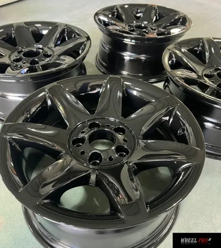 [WHEEL PRO SHOP][휠프로샵]BMW 5시리즈 휠 블랙 유광/울산 휠 도색/휠 분체도장/휠 도색 맛집/휠도색/울산휠/울산 휠수리/울산 휠/울산 휠복원 / 울산 북구, 경남