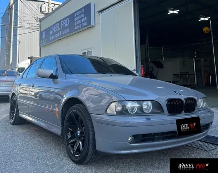 [WHEEL PRO SHOP][휠프로샵]BMW 5시리즈 휠 블랙 유광/울산 휠 도색/휠 분체도장/휠 도색 맛집/휠도색/울산휠/울산 휠수리/울산 휠/울산 휠복원 / 울산 북구, 경남