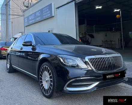 [WHEEL PRO SHOP][휠프로샵]벤츠 S560 마이바흐 휠 복원/다이아커팅/울산휠도색/휠수리/울산휠복원/휠분체도장/울산휠/울산 휠수리/울산 휠복원/울산 휠도색 / 울산 북구, 경남
