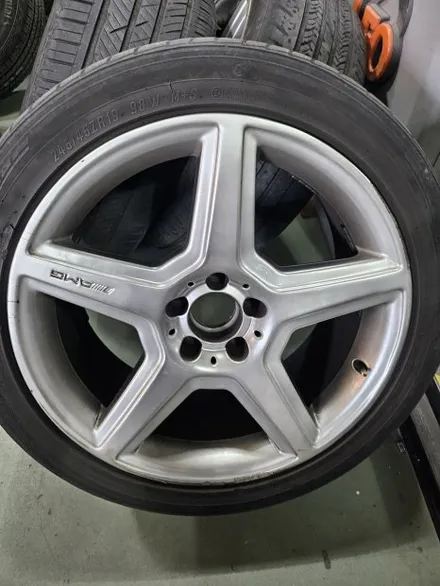 울산휠수리 벤츠 S600 울산 휠복원 휠도색 휠수리 / 울산 북구, 경남