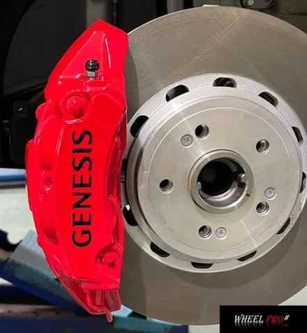 [WHEEL PRO SHOP][휠프로샵]제네시스 GV70 캘리퍼 도색/울산휠도색/울산휠수리/울산휠복원/휠분체도장/휠복원 맛집/울산휠/캘리퍼도색 맛집 / 울산 북구, 경남