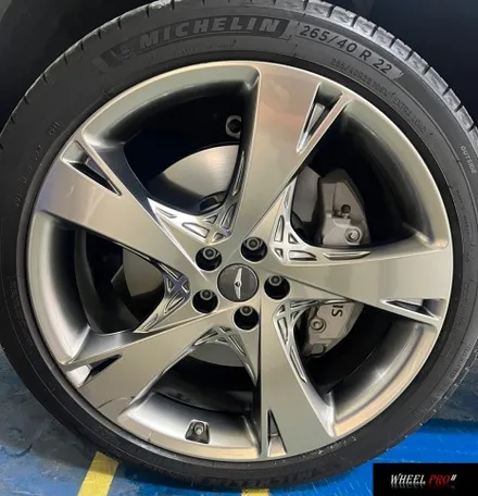 [WHEEL PRO SHOP][휠프로샵]제네시스 GV80 휠 복원/휠도색/울산휠도색/울산휠수리/울산휠복원/휠분체도장/휠복원 맛집/울산휠/울산 휠수리 / 울산 북구, 경남