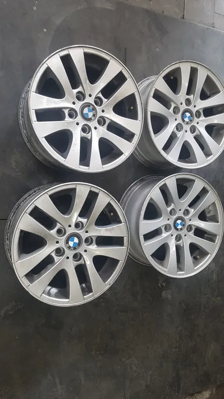 bmw320i 순정휠 실버 (수원휠도색/ 수원휠수리/ 수원휠복원) / 수원 탑동