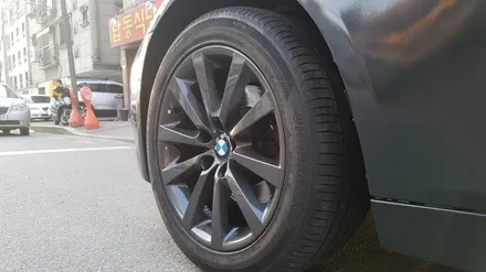bmw 528i 순정휠도색 건메탈(수원휠복원/ 수원휠도색/ 수원휠수리) / 수원 탑동