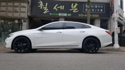 수원휠복원 gm쉐보레 올뉴말리부 블랙유광 도색 (수원휠수리/ 수원휠도색/ 수원휠복원) / 수원 탑동
