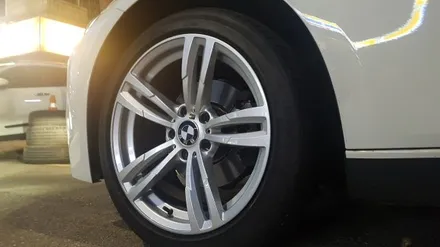 bmw 320d 사제휠도색 실버도색(수원휠도색/ 수원휠수리/ 수원휠복원) / 수원 탑동