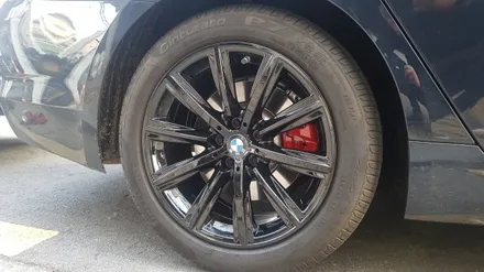 bmw 520i 순정휠도색 블랙유광(수원휠도색/ 수원휠수리/ 수원휠복원) / 수원 탑동