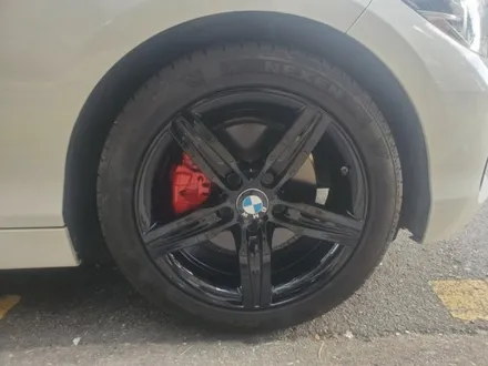 수원휠도색 수원휠수리 수원휠복원 BMW 118D 순정휠도색 블랙유광도색 / 수원 탑동