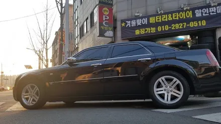 크라이슬러300c 순정휠도색 (수원휠복원/ 수원휠도색/ 수원휠수리) / 수원 탑동