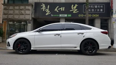 2019 소나타 뉴라이즈 순정휠도색 블랙유광(수원휠도색/ 수원휠수리/ 수원휠복원) / 수원 탑동