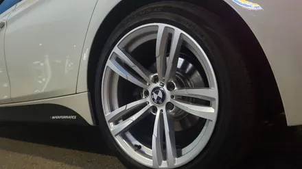 bmw 320d 사제휠도색 실버도색(수원휠도색/ 수원휠수리/ 수원휠복원) / 수원 탑동