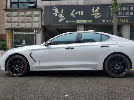 현대 제네시스g70 순정휠도색 블랙반무광도색 수원휠복원 수원휠도색 수원휠수리 / 수원 탑동