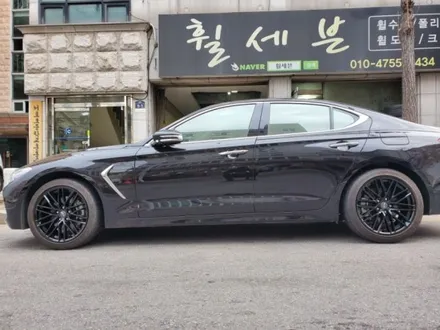 현대 제네시스 G70 순정휠도색 블랙유광도색 수원휠수리 수원휠복원 수원휠도색 / 수원 탑동