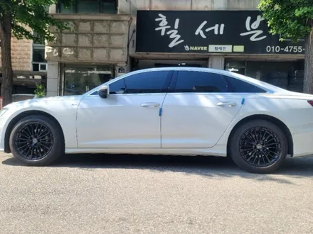 수원휠도색 수원휠복원 수원휠수리 아우디.a6.순정휠 컬러변경! 블랙유광 작업! / 수원 탑동