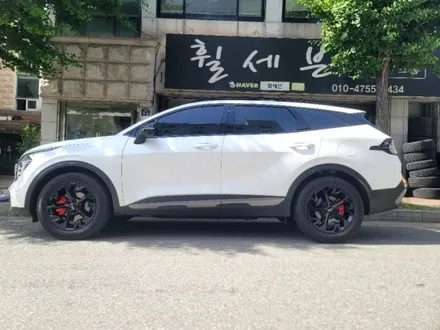기아 스포티지 NQ5 순정 컷팅휠 색상변경 \