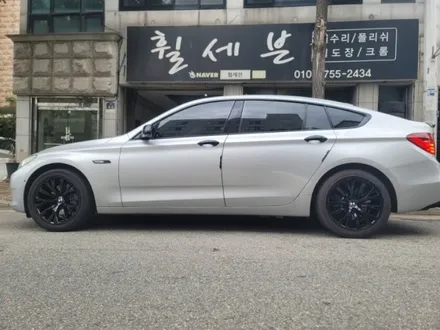 수원휠도색 bmw 5gt 블랙유광 / 수원 탑동