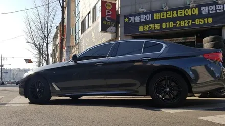 bmw g30 순정휠 색상변경 블랙무광 (수원휠도색)(수원휠수리)(수원휠복원)(수원휠도장)(안산휠수리)(안산휠도색)(안산휠복원)(안산휠도장)(휠세븐) / 수원 탑동
