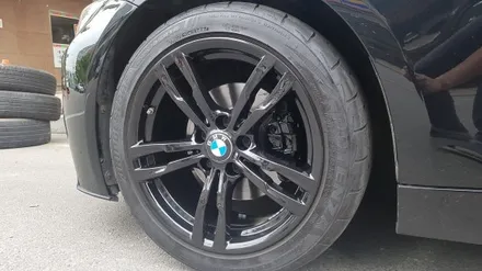 bmw 320d 순정휠도색 블랙유광(수원휠수리/ 수원휠도색/ 수원휠복원/ 안산휠수리/ 안산휠도색/ 안산휠복원/ 휠세븐) / 수원 탑동