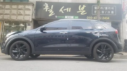 현대 니로 순정휠도색 블랙무광(수원휠도색/ 수원휠수리/ 수원휠복원) / 수원 탑동