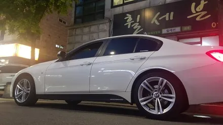 bmw 320d 사제휠도색 실버도색(수원휠도색/ 수원휠수리/ 수원휠복원) / 수원 탑동