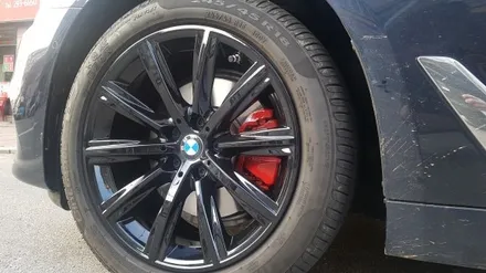 bmw 520i 순정휠도색 블랙유광(수원휠도색/ 수원휠수리/ 수원휠복원) / 수원 탑동