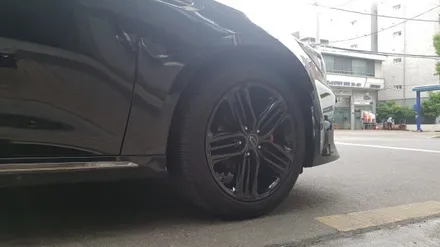 기아 k5 그랜져ig휠 순정휠도색 블랙유광(수원휠도색/ 수원휠수리/ 수원휠복원) / 수원 탑동