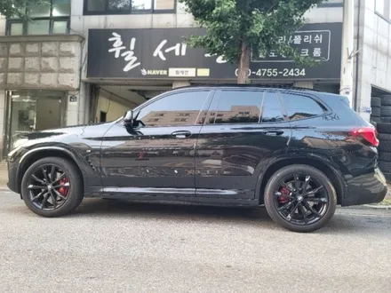 수원 bmw x3 20인치 블랙휠 복원 수리 블랙유광도색 / 수원 탑동