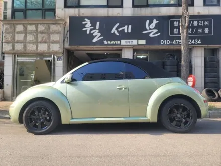 수원휠도색 폭스바겐 뉴비틀 실버 복원 수리 블랙유광도색 / 수원 탑동