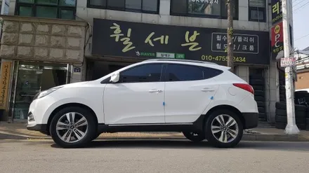현대투싼ix 순정휠복원 다이아컷팅휠수리 수원휠도색 휠세븐 / 수원 탑동