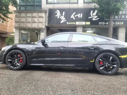 수원휠도색 수원휠복원 수원휠수리 아우디 A7 순정휠도색 블랙유광 / 수원 탑동