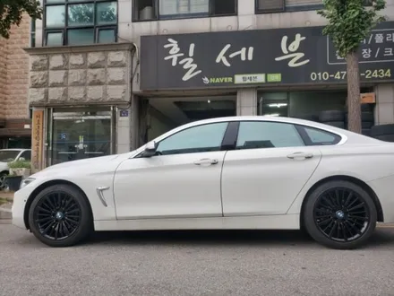 BMW 420I 순정휠도색 블랙무광도색 수원휠복원 수원휠수리 수원휠도색 / 수원 탑동
