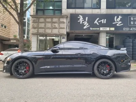 수원휠도색 포드 머스탱 블랙반무광 / 수원 탑동