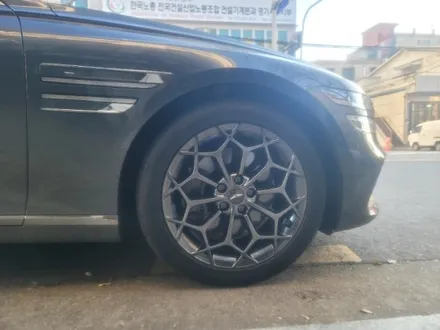 수원 휠 현대 제네시스 올뉴 g80.. 휠복원,수리,휠도색 색상 고스트 컬러! 작업... / 수원 탑동