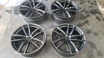 bmw g30 순정휠 색상변경 블랙무광 (수원휠도색)(수원휠수리)(수원휠복원)(수원휠도장)(안산휠수리)(안산휠도색)(안산휠복원)(안산휠도장)(휠세븐) / 수원 탑동