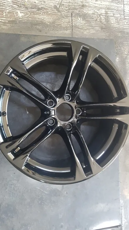 bmw 530d 순정휠도색 블랙유광도색(수원휠도색/ 수원휠수리/ 수원휠복원) / 수원 탑동